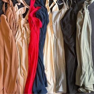 No Boundaries Ribbed Tank Top BUNDLE of 8